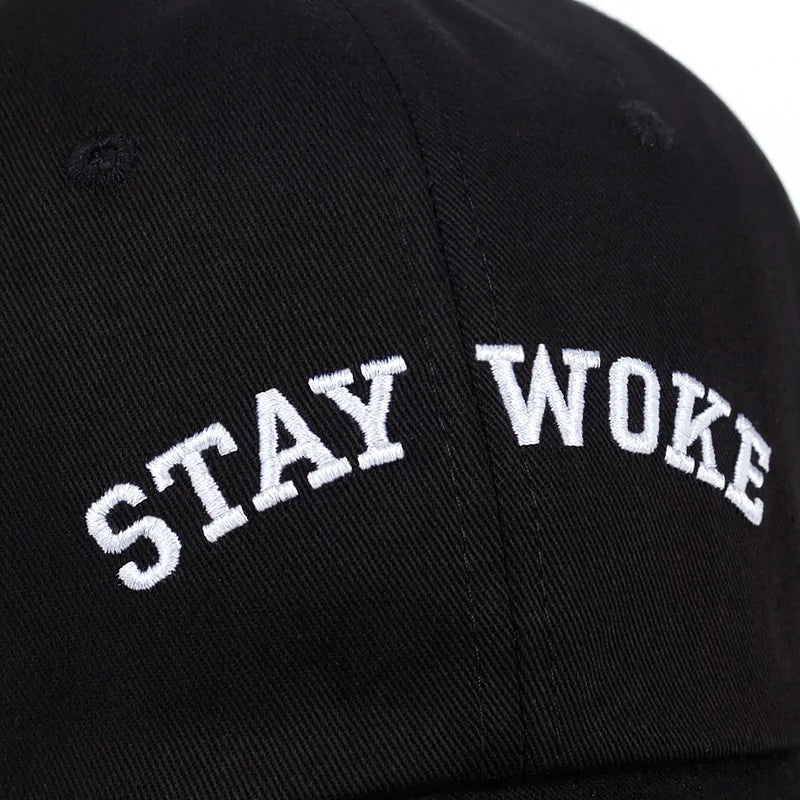 Stay Woke Embroidery Hat