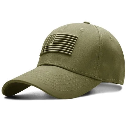 TACVASEN Tactical Cap: USA Flag Snapback Hat