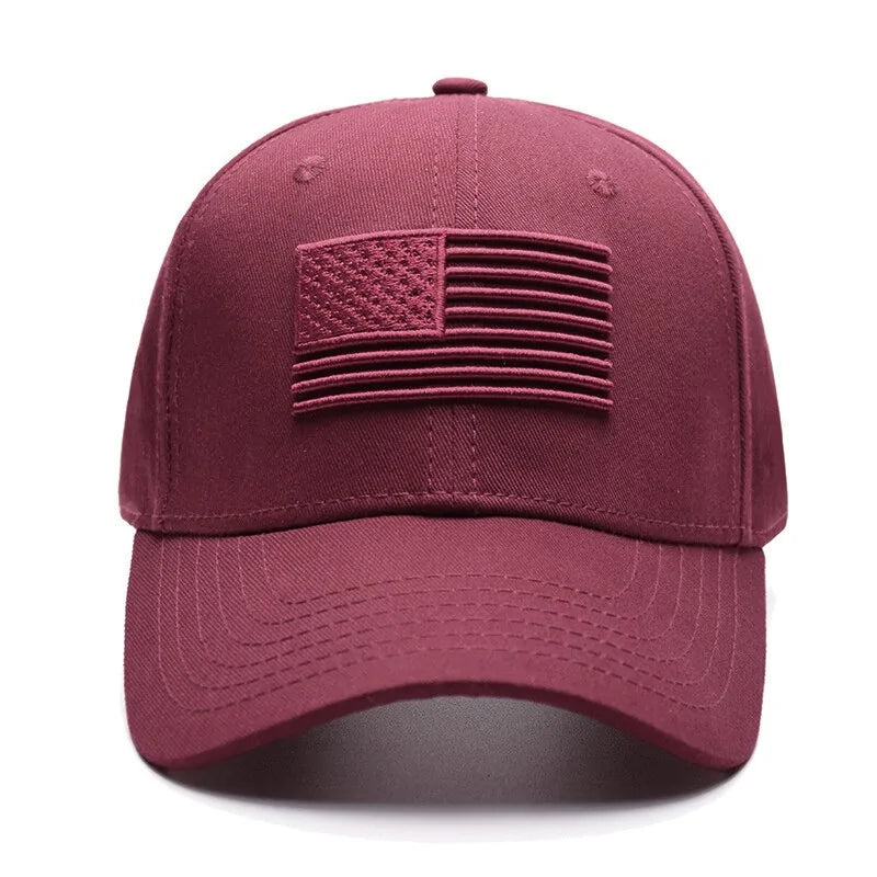 TACVASEN Tactical Cap: USA Flag Snapback Hat