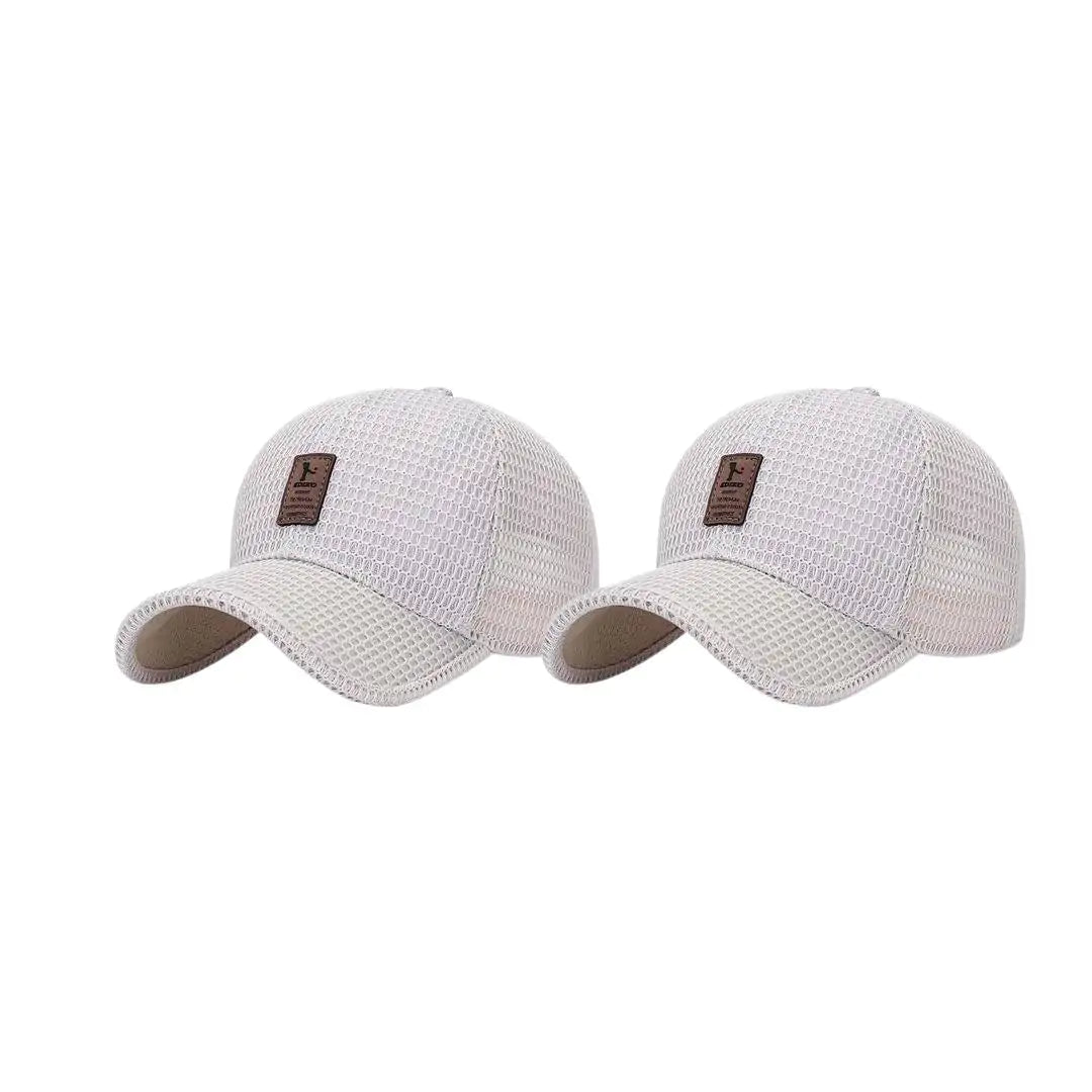 Mesh Curved-Brim Cap