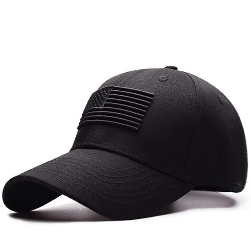 TACVASEN Tactical Cap: USA Flag Snapback Hat