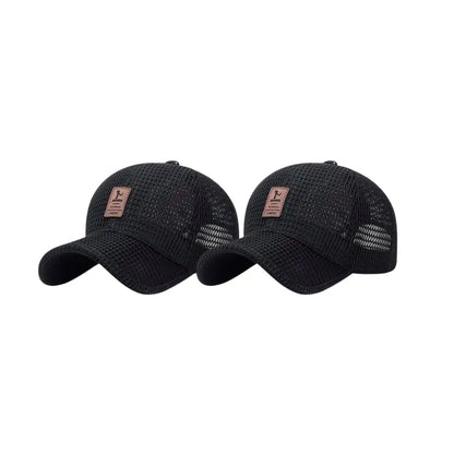 Mesh Curved-Brim Cap