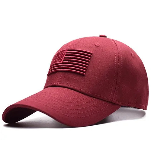 TACVASEN Tactical Cap: USA Flag Snapback Hat