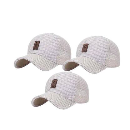 Mesh Curved-Brim Cap